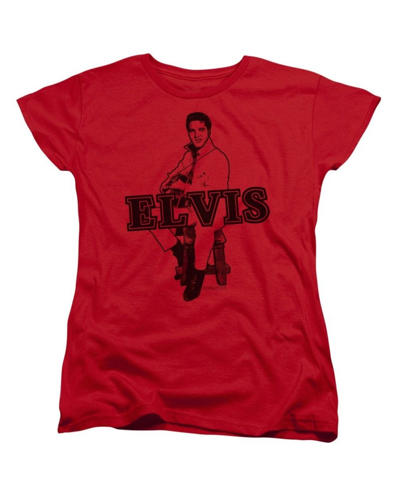 Elvis Presley Women's Shirt | JAMMING Ladies Tee $5.40 Shirts