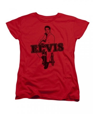 Elvis Presley Women's Shirt | JAMMING Ladies Tee $5.40 Shirts