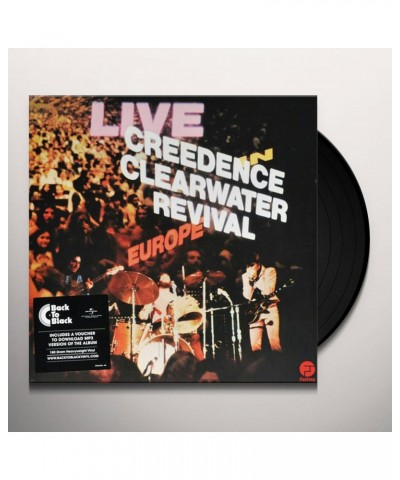 Creedence Clearwater Revival Live In Europe (2 LP) Vinyl Record $15.60 Vinyl