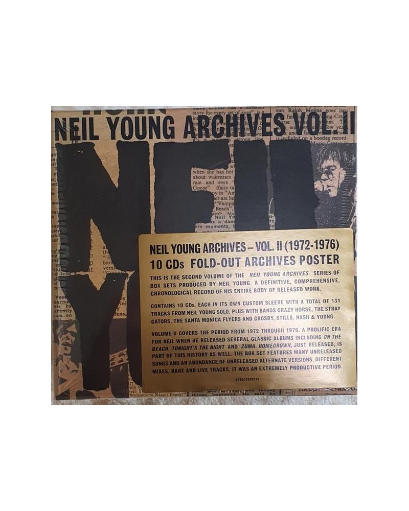 Neil Young ARCHIVES VOL. II (1972-1976) (10CD) CD $62.64 CD