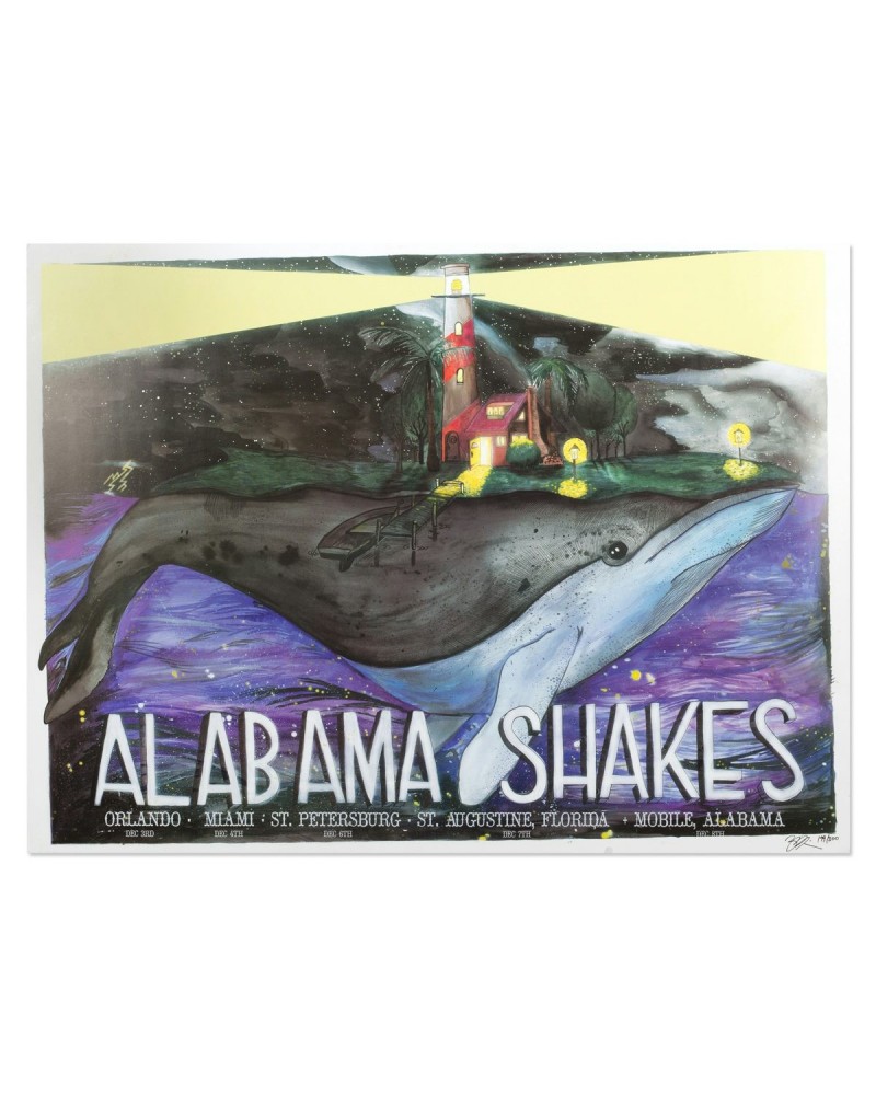 Alabama Shakes December 2013 Tour Poster $8.00 Decor