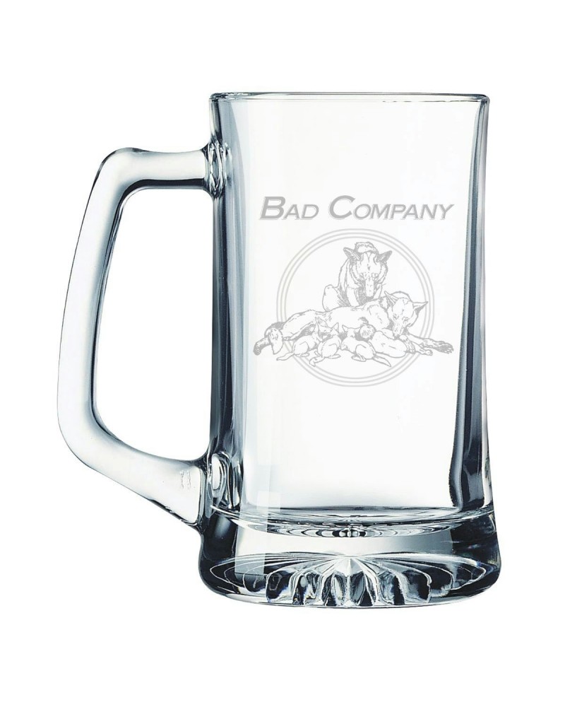 Bad Company Wolves Laser Etched Beer Stein $12.50 Drinkware