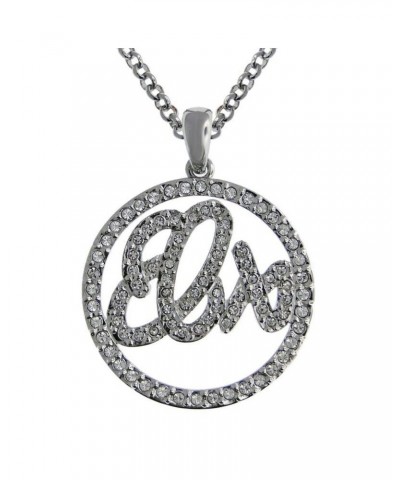 Elvis Presley Lowell Hays Sterling Silver Plated Elvis Circle Necklace $47.15 Accessories