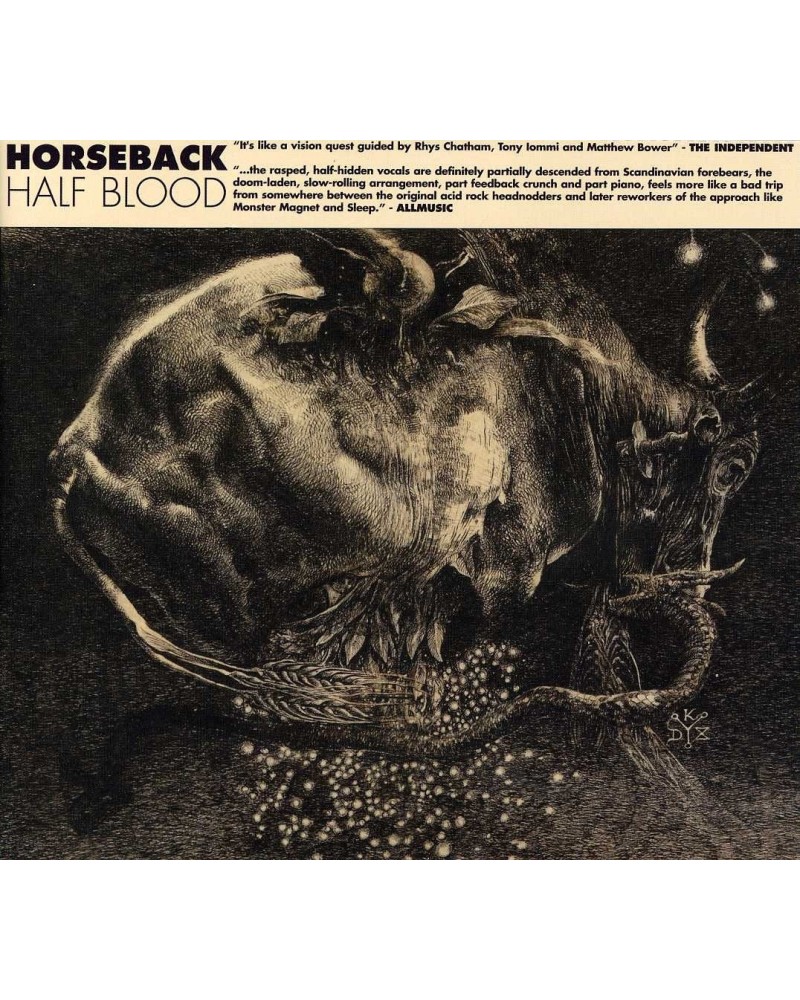 Horseback HALF BLOOD CD $4.95 CD