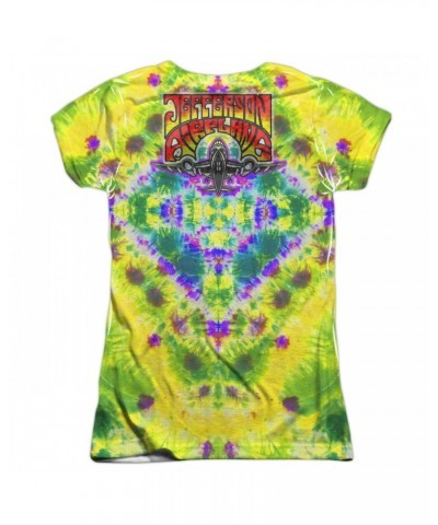 Jefferson Airplane Junior's T Shirt | TAKE OFF (FRONT/BACK PRINT) Sublimated Tee $11.48 Shirts