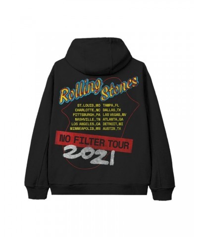 The Rolling Stones No Filter 2021 Parking Lot Zip Hoodie $26.40 Sweatshirts