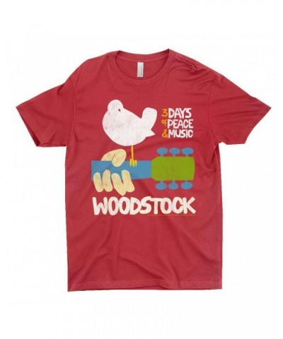 Woodstock T-Shirt | 3 Days Of Peace And Music Shirt $11.98 Shirts