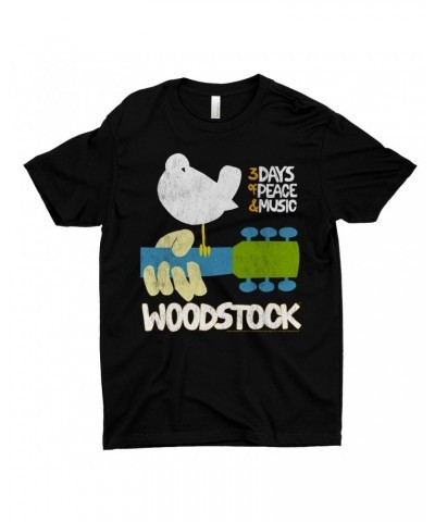 Woodstock T-Shirt | 3 Days Of Peace And Music Shirt $11.98 Shirts