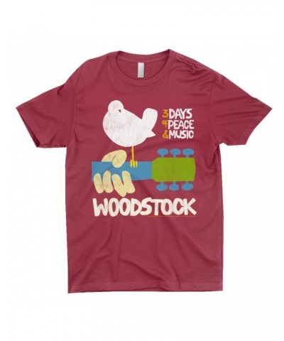 Woodstock T-Shirt | 3 Days Of Peace And Music Shirt $11.98 Shirts