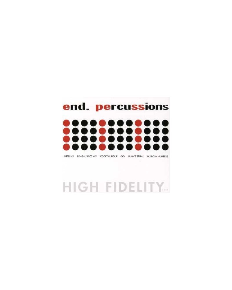 End PERCUSSIONS CD $4.12 CD