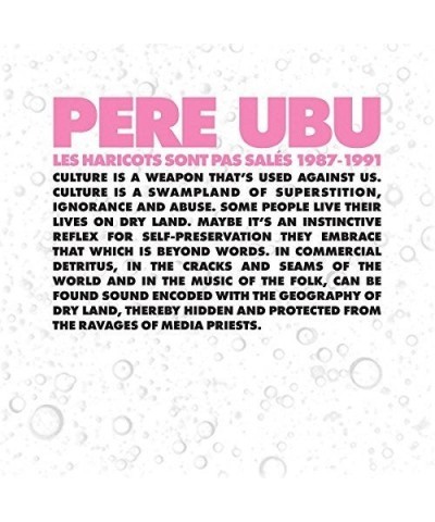 Pere Ubu LES HARICOTS SONT PAS SALES 1987-1991 (4LP/DL CARD/POSTER) Vinyl Record $31.32 Vinyl