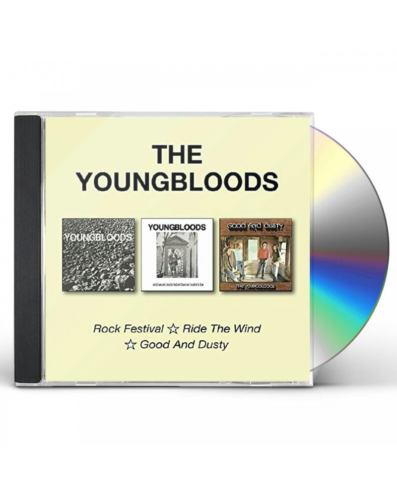 The Youngbloods ROCK FESTIVAL / RIDE THE WIND / GOOD & DUSTY CD $7.28 CD