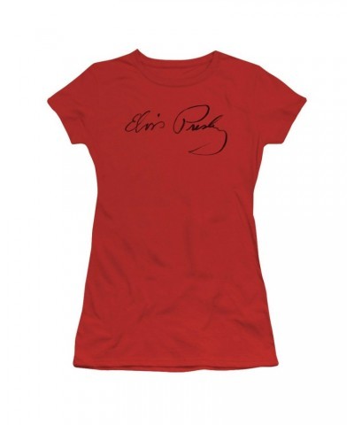 Elvis Presley Juniors Shirt | SIGNATURE SKETCH Juniors T Shirt $9.00 Shirts