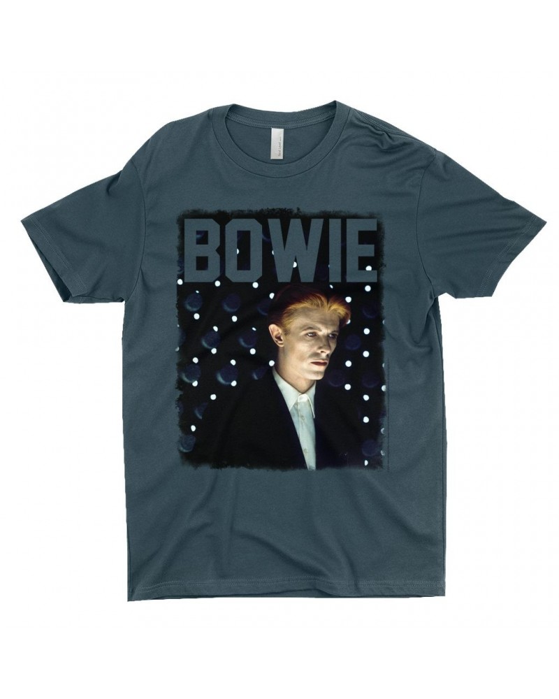 David Bowie T-Shirt | The Man Who Fell To Earth Album Photo Design Shirt $8.48 Shirts