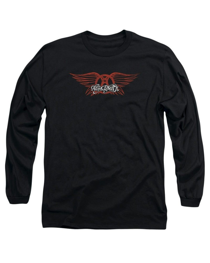 Aerosmith T Shirt | WINGED LOGO Premium Tee $7.92 Shirts