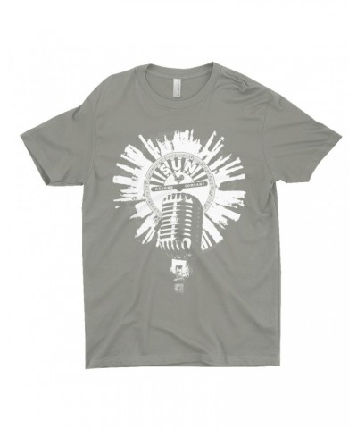 Sun Records T-Shirt | Logo And Mic White Burst Shirt $10.98 Shirts