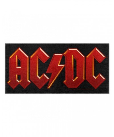 AC/DC Beach Towel | Classic Red and Yellow Logo Towel $25.28 Towels