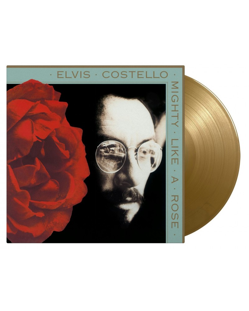 Elvis Costello Mighty Like A Rose (Gold) Vinyl 180 G Ltd Ed Vinyl Record $20.44 Vinyl