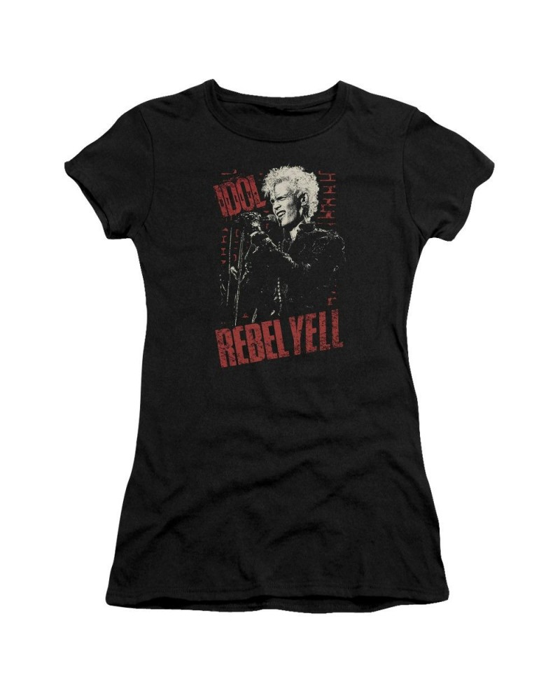 Billy Idol Juniors Shirt | BRICK WALL Juniors T Shirt $6.20 Shirts