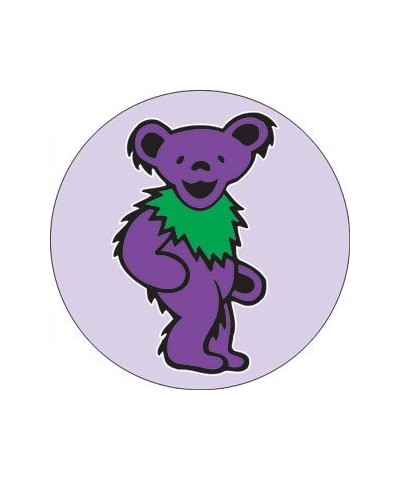 Grateful Dead Dancing Bear Purple Circle Button $3.30 Accessories