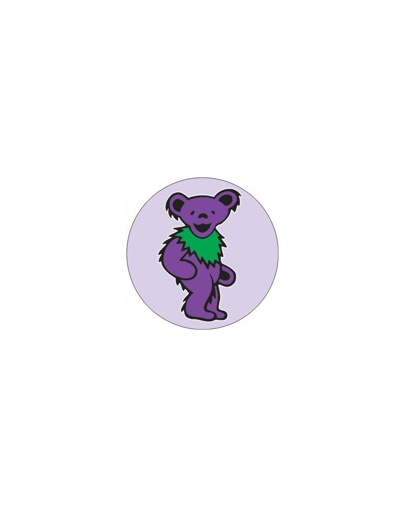 Grateful Dead Dancing Bear Purple Circle Button $3.30 Accessories