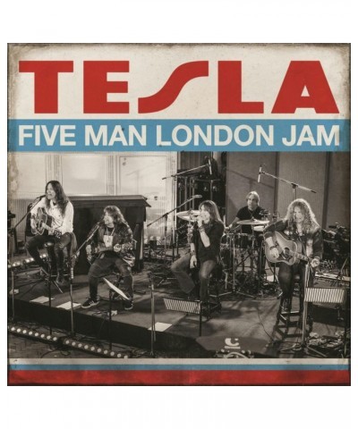 Tesla Five Man London Jam (Clear Red/Clear Blue 2 LP) Vinyl Record $20.21 Vinyl