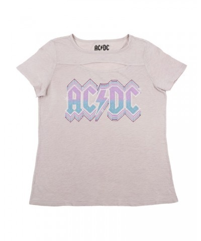 AC/DC Graphic Cut Out Womens T-shirt $1.85 Shirts