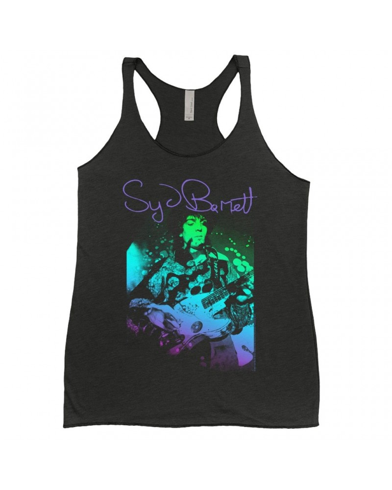 Syd Barrett Ladies' Tank Top | Syd Psychedelic Design Shirt $10.42 Shirts