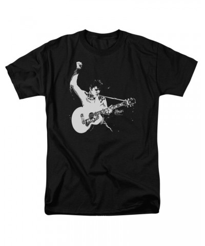 Elvis Presley Shirt | BLACK&WHITE GUITARMAN T Shirt $5.94 Shirts