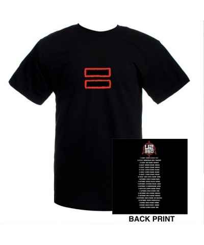 U2 Equal Logo/European Tour Dates T-shirt $7.80 Shirts