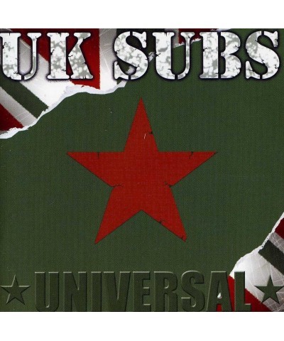 U.K. Subs UNIVERSAL CD $5.60 CD