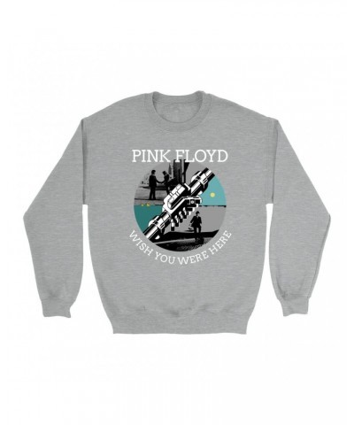 Pink Floyd Sweatshirt | Wish You Were Here Album Collage Sweatshirt $14.68 Sweatshirts