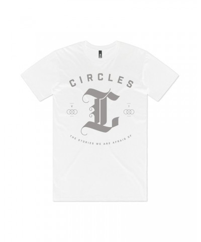 Circles "THE STORIES WE ARE AFRAID OF | VOL.1 - WHITE EMBLEM T-SHIRT" T-Shirt $12.25 Shirts