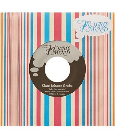 Klaus Johann Grobe Baby Lass Uns Sein B/W Ich Bien Nicht De Vinyl Record $3.50 Vinyl