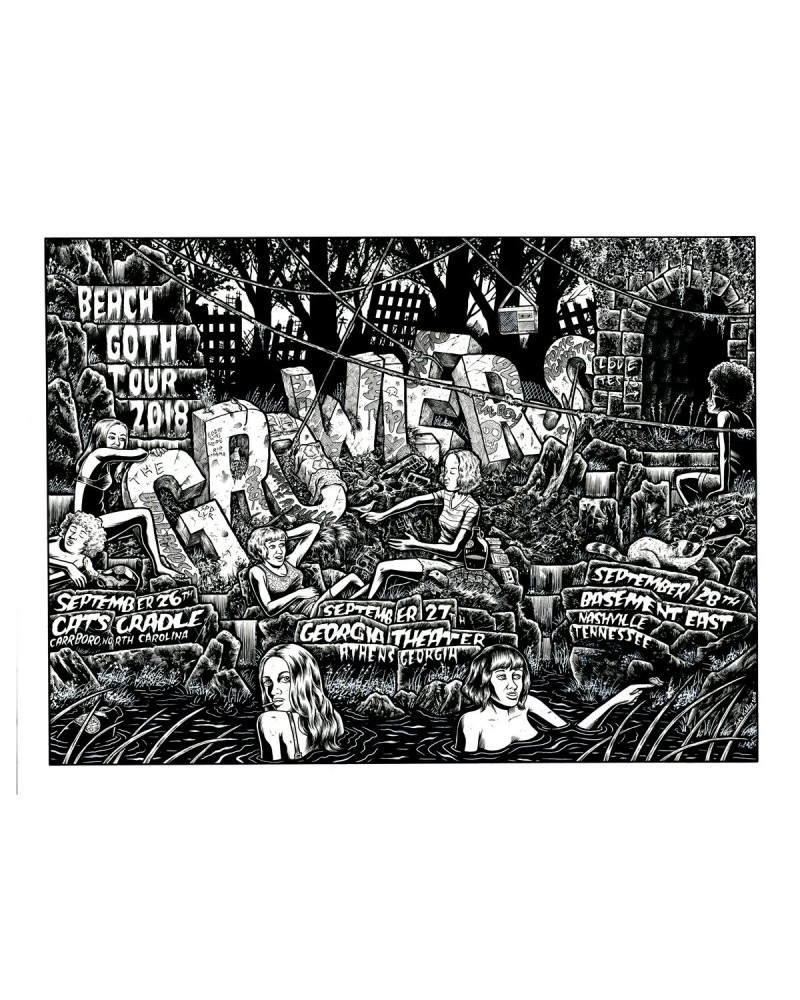 The Growlers Southern Run Show Poster Fall 2018 $6.40 Decor