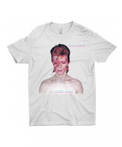 David Bowie T-Shirt | Aladdin Sane Album Cover Shirt $9.98 Shirts