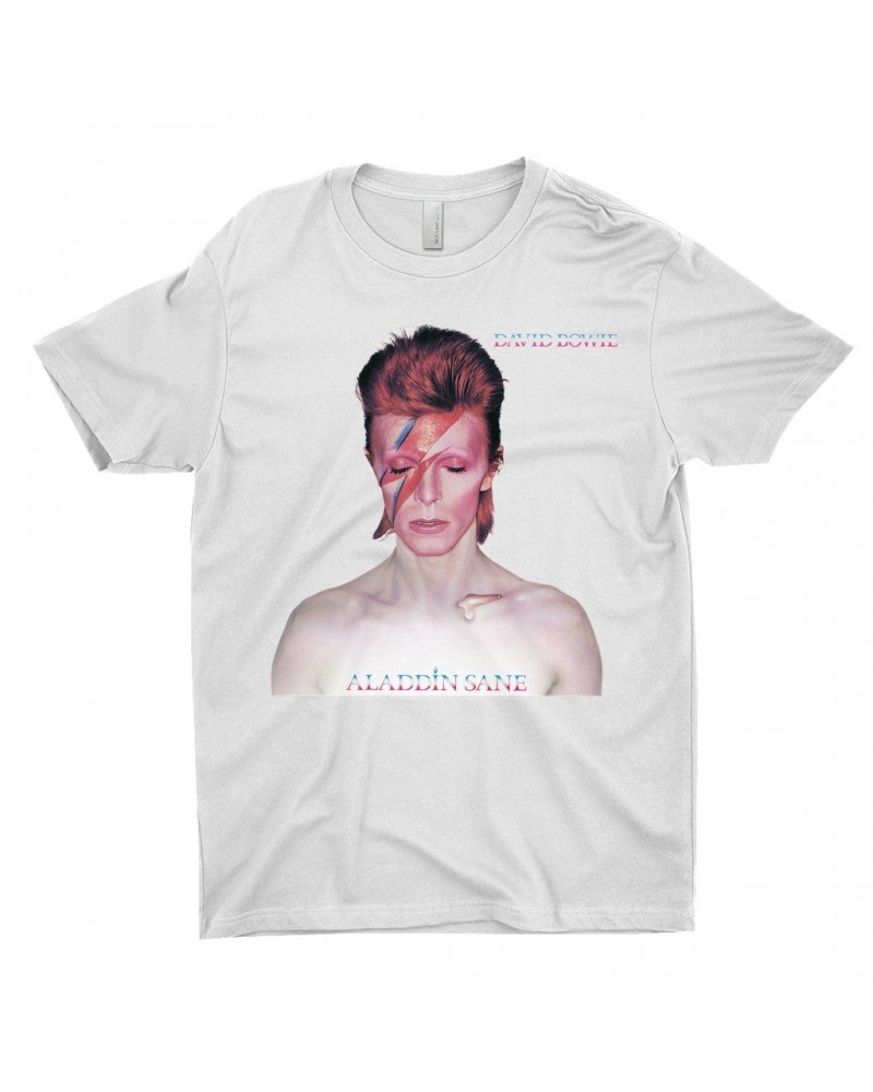 David Bowie T-Shirt | Aladdin Sane Album Cover Shirt $9.98 Shirts