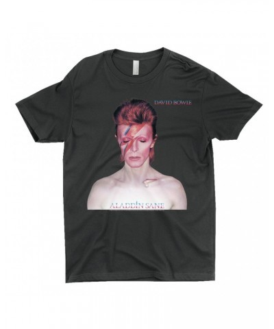 David Bowie T-Shirt | Aladdin Sane Album Cover Shirt $9.98 Shirts