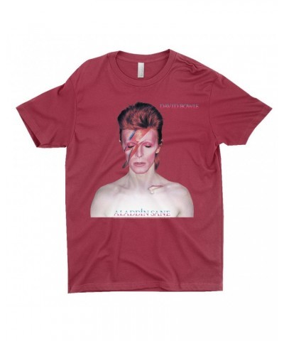 David Bowie T-Shirt | Aladdin Sane Album Cover Shirt $9.98 Shirts