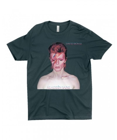 David Bowie T-Shirt | Aladdin Sane Album Cover Shirt $9.98 Shirts