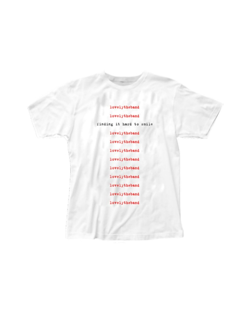 lovelytheband finding it hard to smile t-shirt $8.33 Shirts