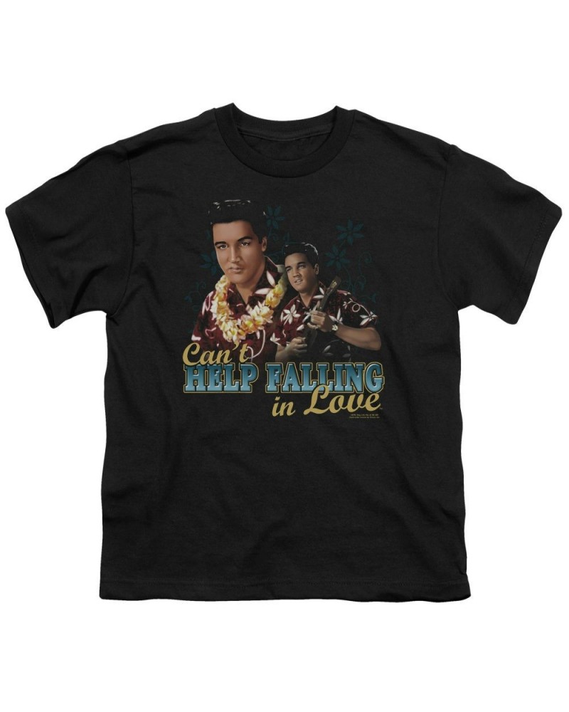 Elvis Presley Youth Tee | CAN'T HELP FALLING Youth T Shirt $5.70 Kids